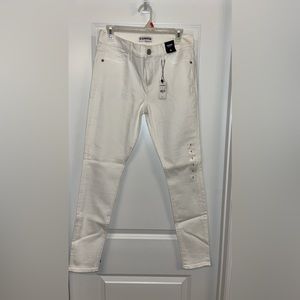 NWT Express White Mid-Rise Jean Legging